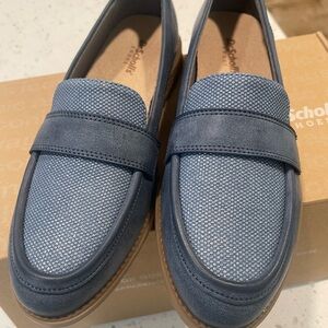 Dr. Scholl's Blue Flats Loafers